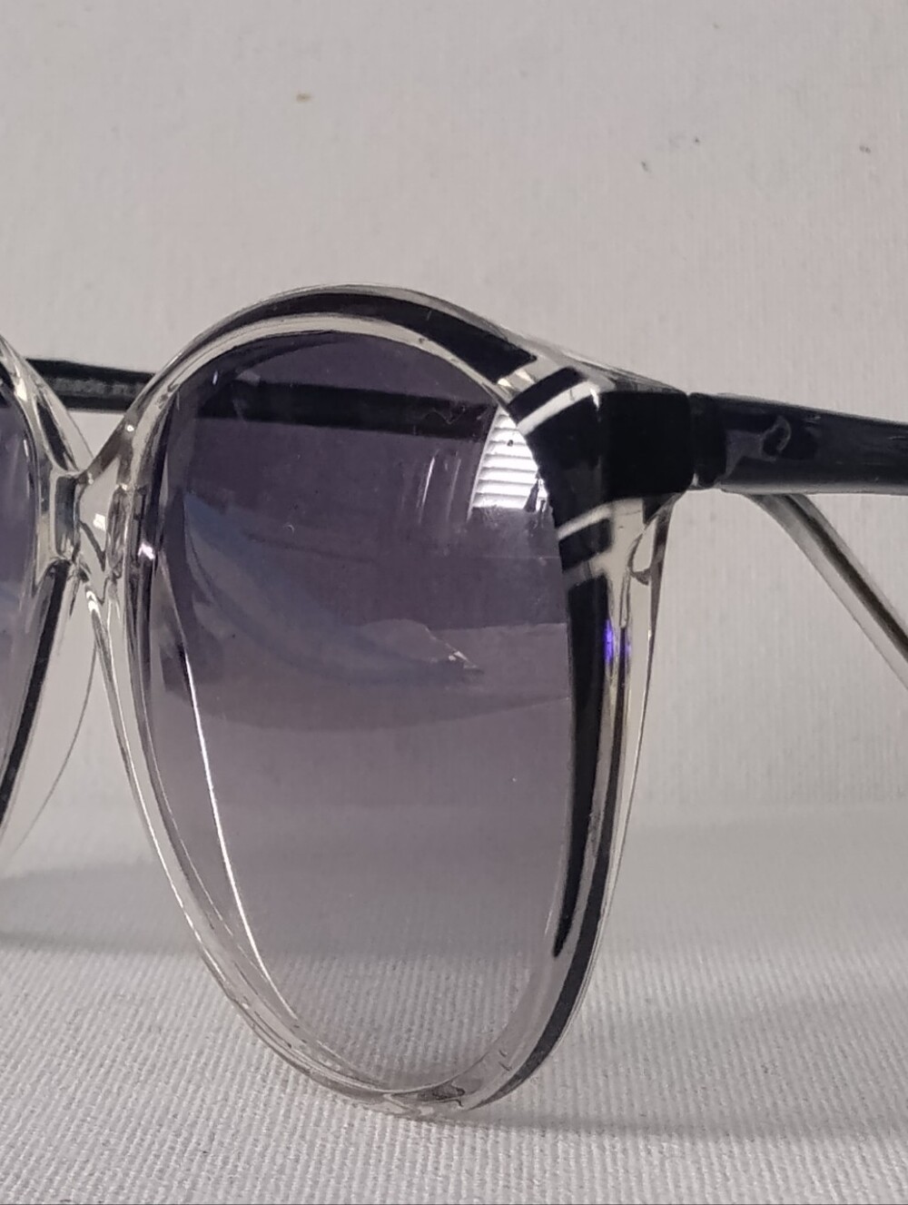 Vintage Piave Black&White Sunglasses Italy NOS